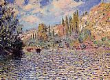 Claude Monet The Seine at Vetheuil 2 painting